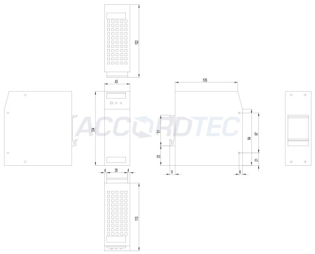ББП-100 DIN Блок бесперебойного питания ACCORDTEC, 12 В, 10 A
